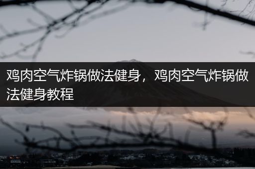 鸡肉空气炸锅做法健身，鸡肉空气炸锅做法健身教程