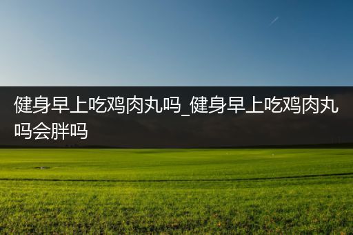 健身早上吃鸡肉丸吗_健身早上吃鸡肉丸吗会胖吗